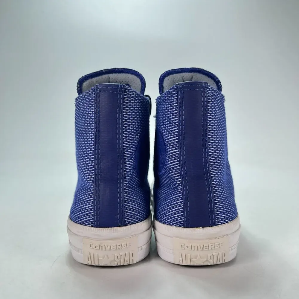 Converse Chuck Taylor All Star II Blue Basket Weave 155535C Youth Sz 3 Women's 5